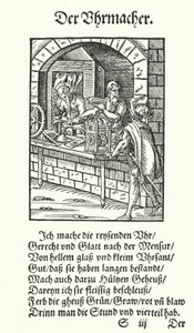 Der Uhrmacher von Jost (after) Amman