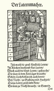 Der Laternenmacher von Jost (after) Amman