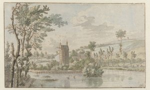 Landschaft mit Huis Kluys, nahe Brüssel