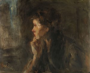 Meditation von Jozef (1824-1911) Israels