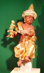 Afrika, aus einer Gruppe, die die vier Kontinente der Welt darstellt