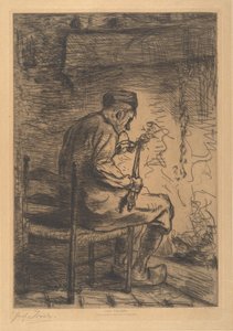 Der Raucher von Jozef Israëls