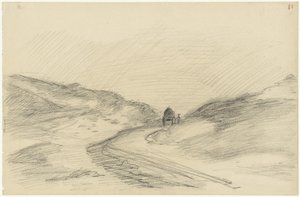 Dünenweg mit Karren von Jozef Israëls