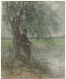 Ein Angler von Jozef Israëls