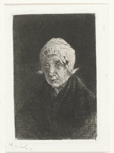 Alte Frau aus Katwijk