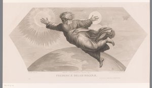 Gott erschafft die Sonne und den Mond