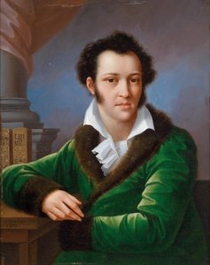Porträt von Graf Fjodor Iwanowitsch Tolstoi 1782-1846, bekannt als der Amerikaner, 1812 von Jozef Oleszkiewicz