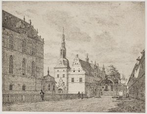 Karussellplatz bei Frederiksborg von Jørgen Roed