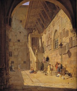 Der Innenhof des Palazzo del Bargello. Florenz