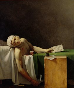 Der Tod von Marat (nach dem Original von Jacques-Louis David)
