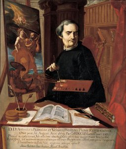 Porträt von Acisclo Antonio Palomino de Castro y Velasco von Juan Bautista Simo
