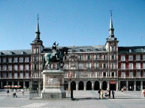 Ansicht der Plaza Mayor, ca. 1619