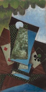 Ass der Kreuz und Vier der Karo, 1912 von Juan Gris