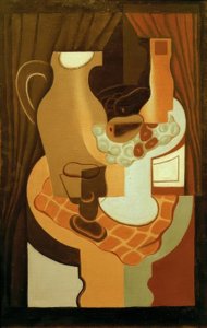 Kanne und Fruchtschale von Juan Gris