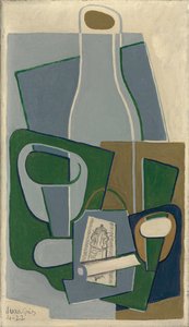 Pfeife und Tabakpaket, 1922