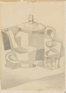 Stillleben mit Teekanne, 1916
