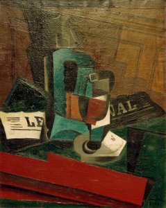 Syphon, Glas und Zeitung