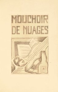 Titelseite für Mouchoir de Nuages von Tristan Tzara (1896-1963) 1925 von Juan Gris