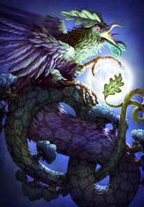 Mondschein-Walddrache