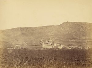 El Escorial, aus der Ferne von Juan Laurent