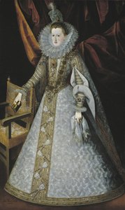 Porträt von Margarita von Österreich, 1584-1611, 1606 von Juan Pantoja de la Cruz