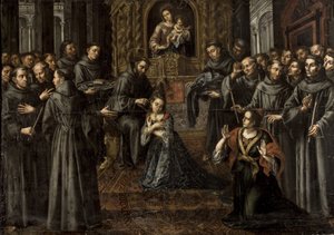 Barock: Das Gelübde der Heiligen Klara