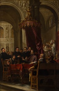 Die Bekehrung und Taufe des Hl. Augustinus durch den Hl. Ambrosius von Juan de Valdes Leal