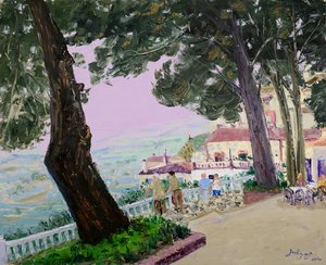 Promenade im Hügelstädtchen