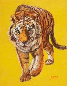 Schleichender Tiger von Jukyong Park