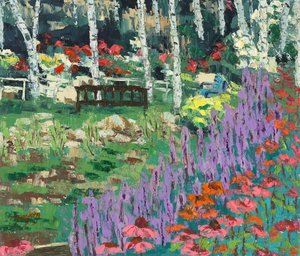 Sommer-Birken-Garten von Jukyong Park