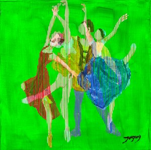 Lebendige Balletttänzer