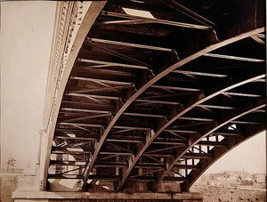 Brücke in der Dordogne, um 1864