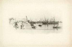 Eine von Jules Gervais-Courtellemonts Ansichten von Algerien (s/w Foto)