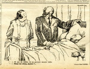 Candide, Satirique en N & B von Jules Abel Faivre