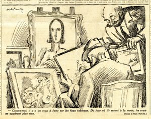Candide, Satirique en N & B
