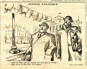 Candide, Satirisch in N & B von Jules Abel Faivre