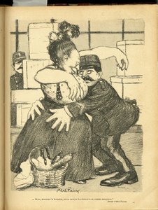 Illustration von Abel Faivre (1867-1945) in Le Rire von Jules Abel Faivre