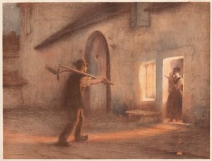 Le Retour des Champs, 1898-1899 von Jules Alexis Muenier