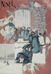Weihnachten in der Sologne (Frankreich) von Jules Auguste Habert Dys