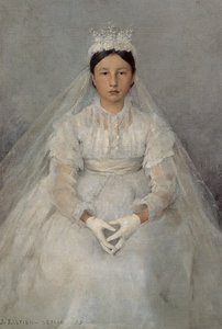 Die Kommunikantin von Jules Bastien Lepage