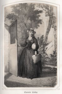 Porträt von Charlotte Corday. aus 