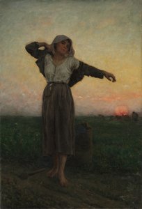 Die müde Ährenleserin, 1880