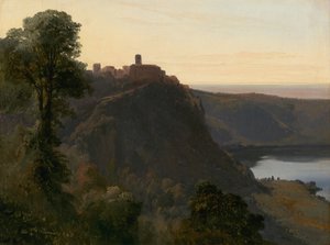 Blick auf den See Nemi