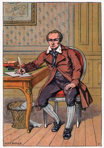 Andre Chenier, ca. 1900 (Gravur) von Jules Didier