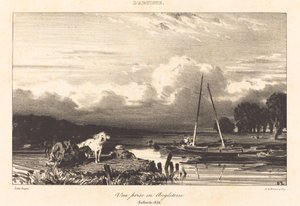 Ansicht in England von Jules Dupré