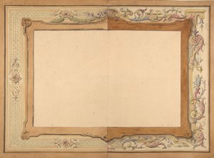 Entwurf für eine Decke, zweite Hälfte des 19. Jahrhunderts. Schöpfer: Jules-Edmond-Charles Lachaise, Eugène-Pierre Gourdet