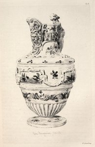 Geschichte der Keramikkunst: Eine beschreibende und philosophische Studie der Töpferei...Tafel X, 1877 von Jules Ferdinand Jacquemart