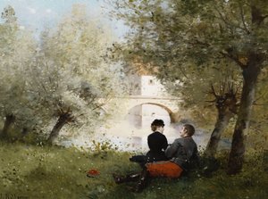 Am Fluss; Au Bord de la Riviere