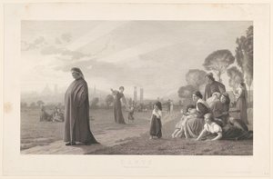 Dante, nach J.L. Gérôme von Jules Gabriel Levasseur