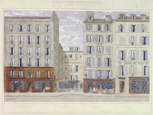 Nr. 20 bis Nr. 26 rue du Four, Paris, Frankreich, 1893 von Jules Gaildrau